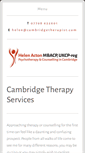 Mobile Screenshot of cambridgetherapist.com